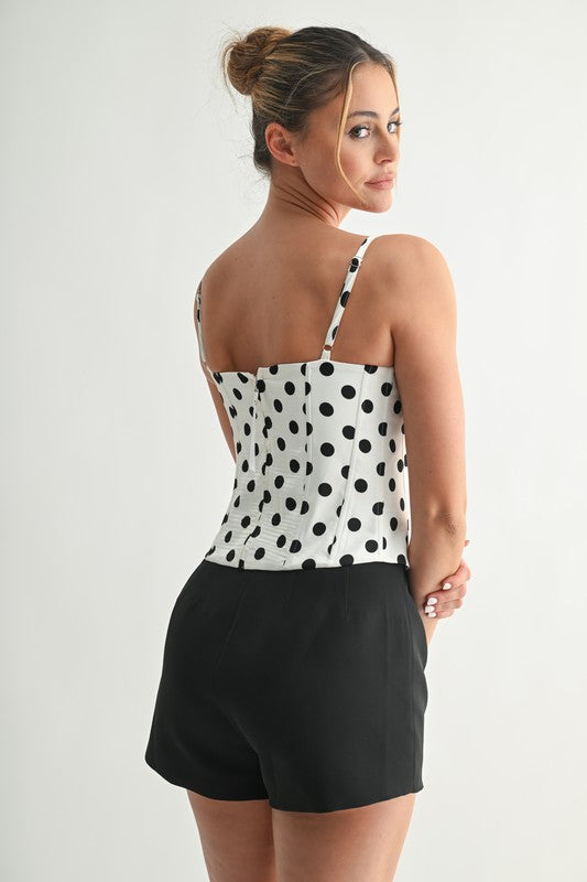 Polka Dot Bustier