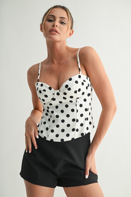 Polka Dot Bustier