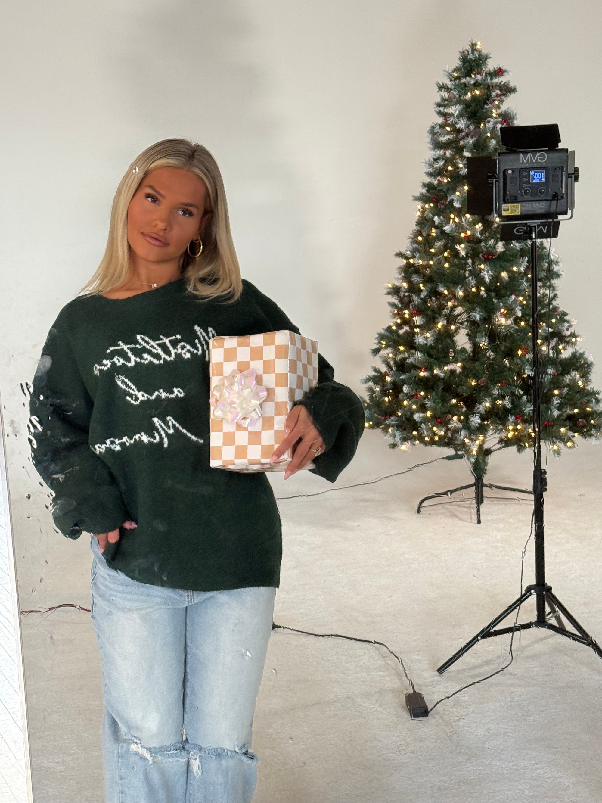 Mistletoe & Mimosas Sweater