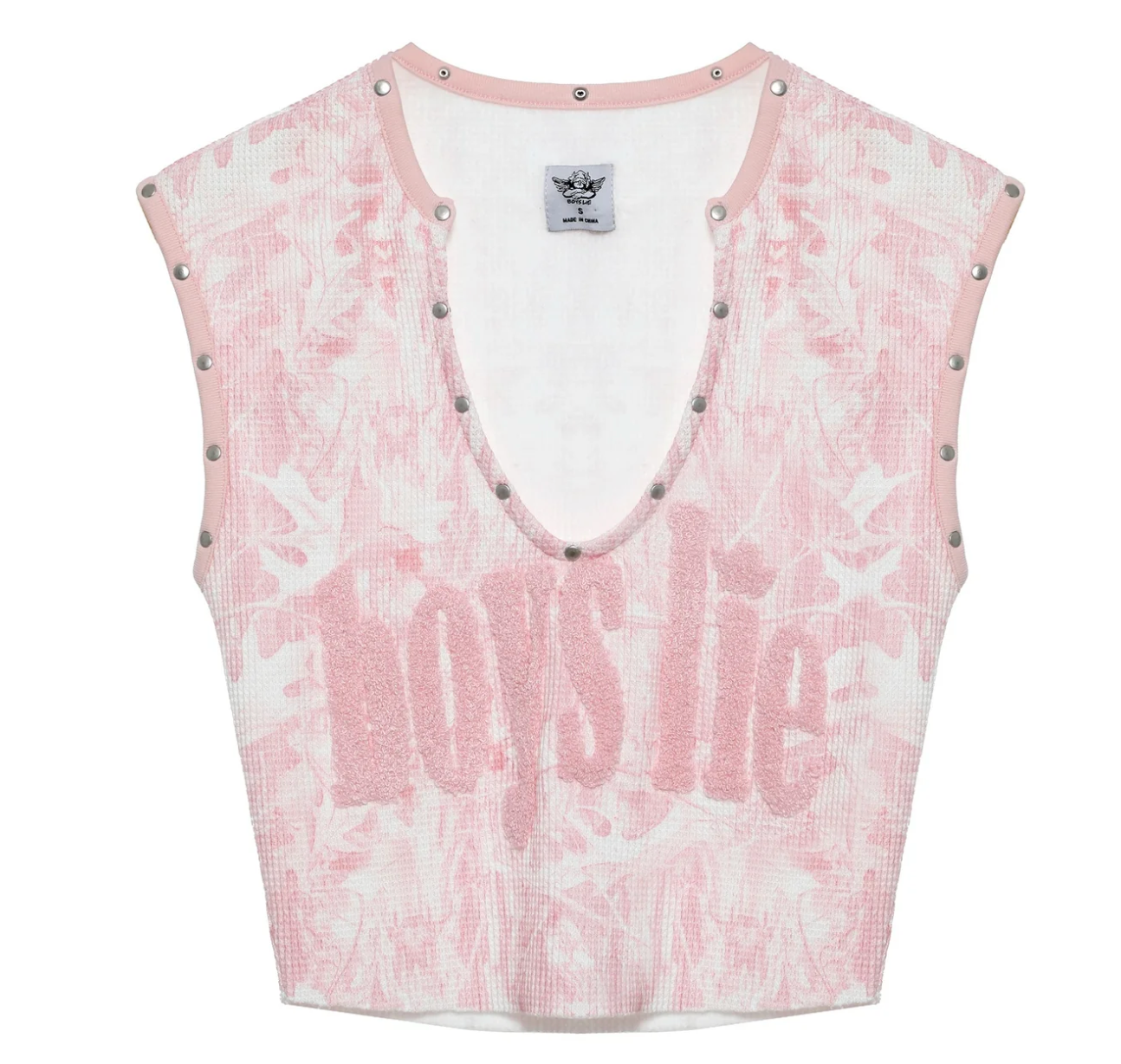 BOYS LIE PINK MANHUNT REBEL TANK