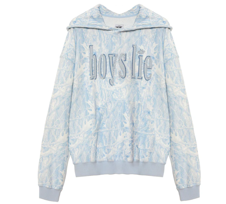Boys Lie Blue Manhunt Racer Hoodie