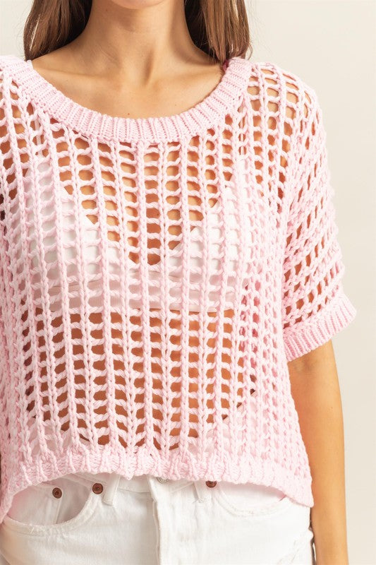 Pastel Pink Knit