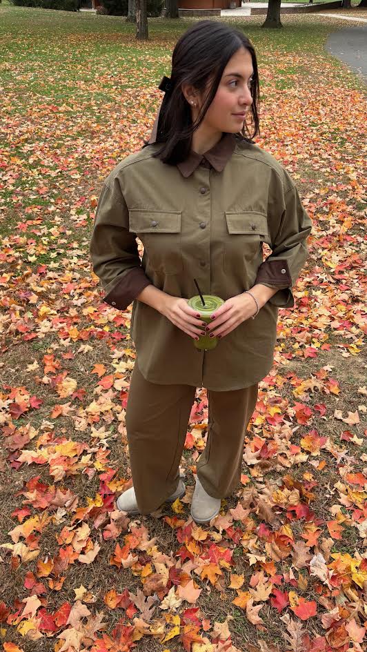 Olive Green Barn Jacket