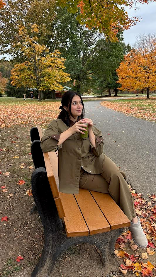 Olive Green Barn Jacket