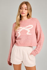 Pink Bow Sweater