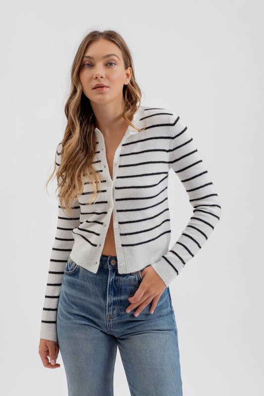 Striped Cardigan