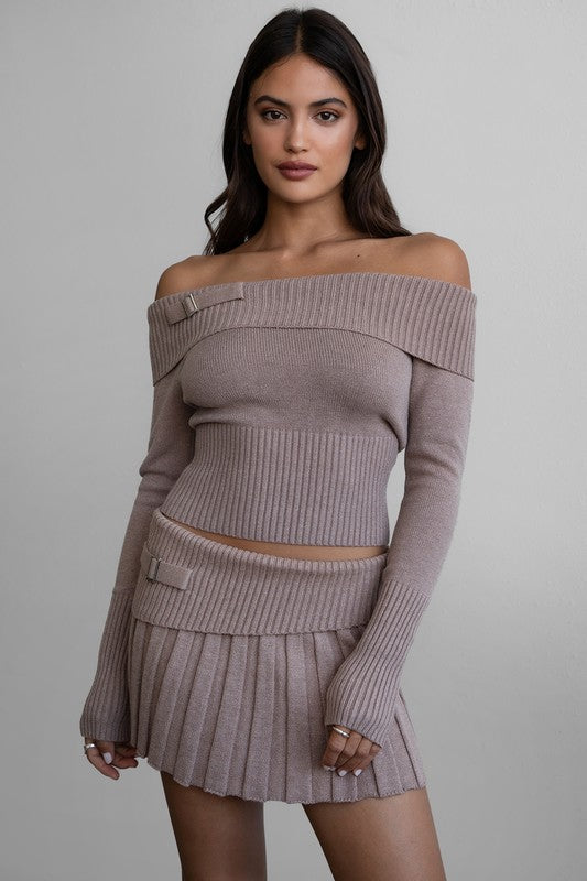 Mocha Knit Skirt