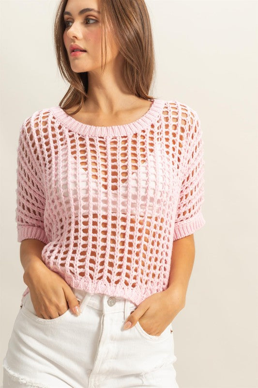 Pastel Pink Knit