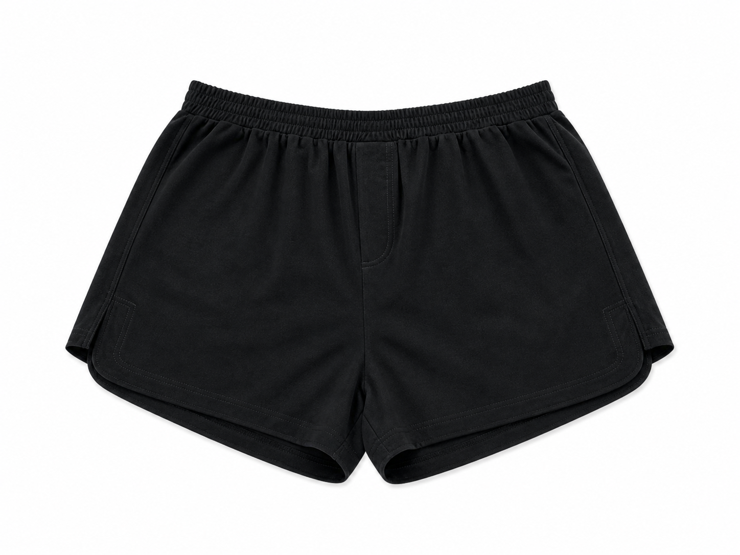 Black Suede Shorts