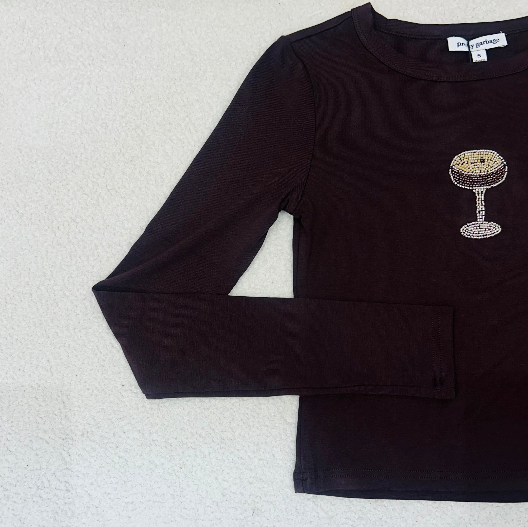 Espresso Martini Beaded Tee