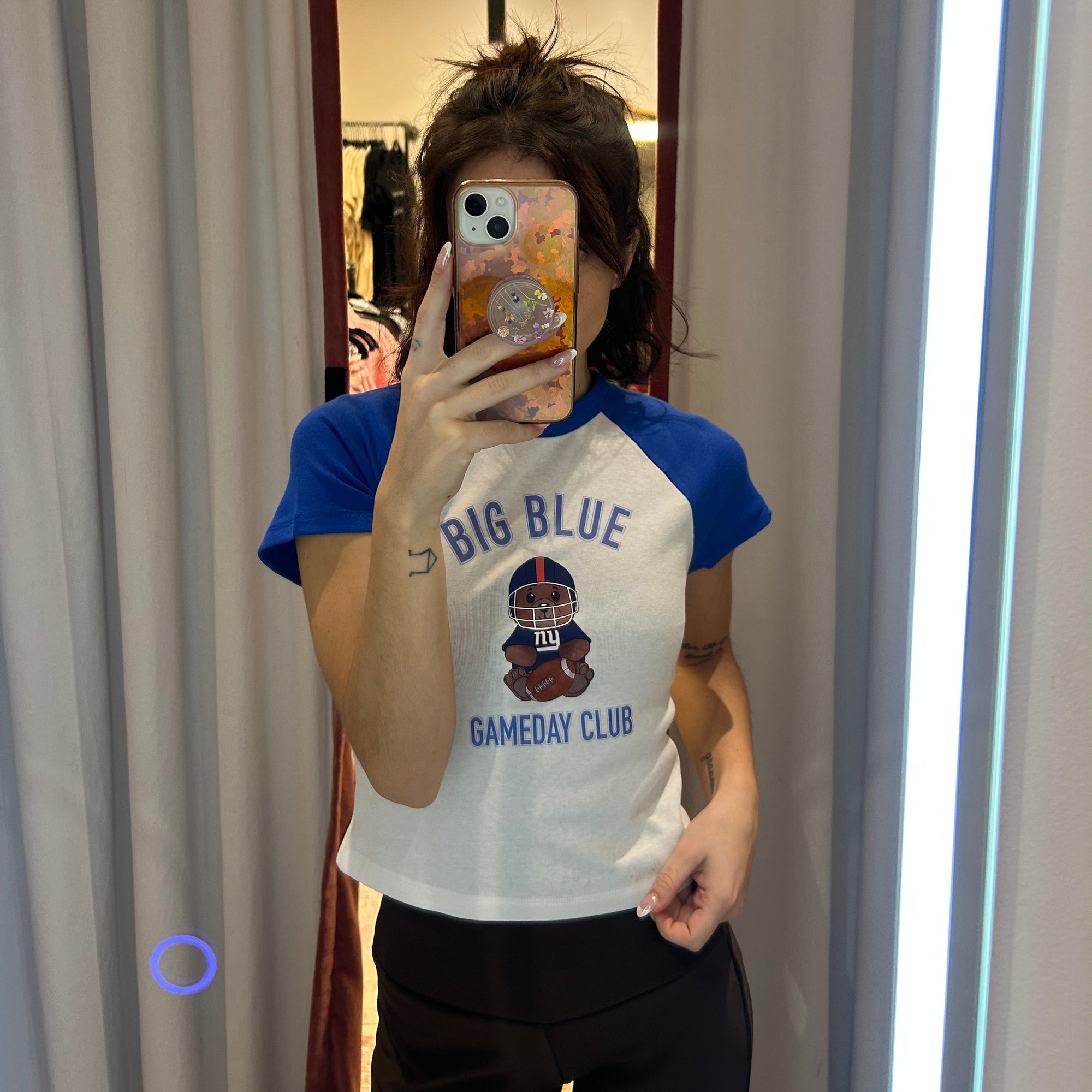 Big Blue Giants Teddy Tee