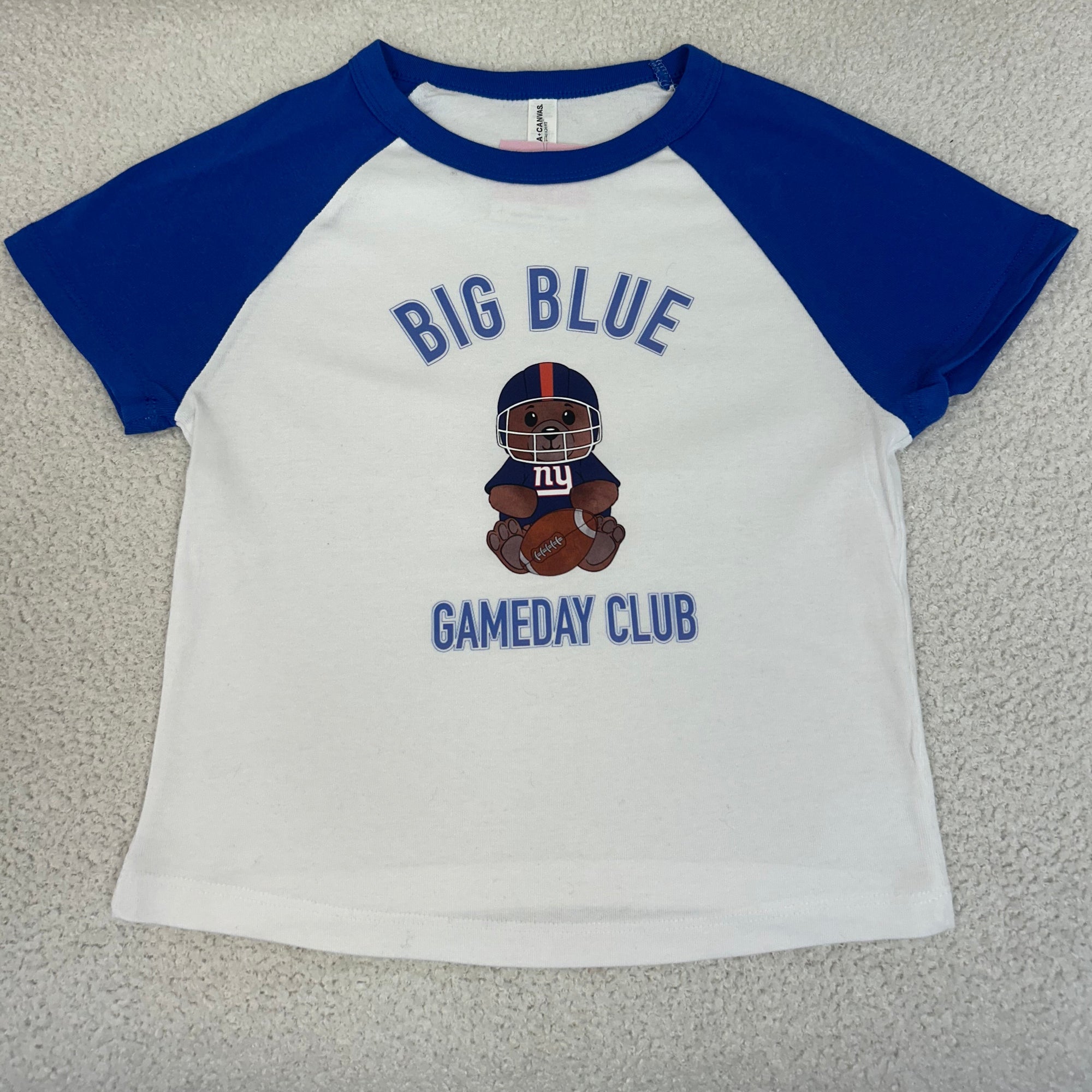 Big Blue Giants Teddy Tee