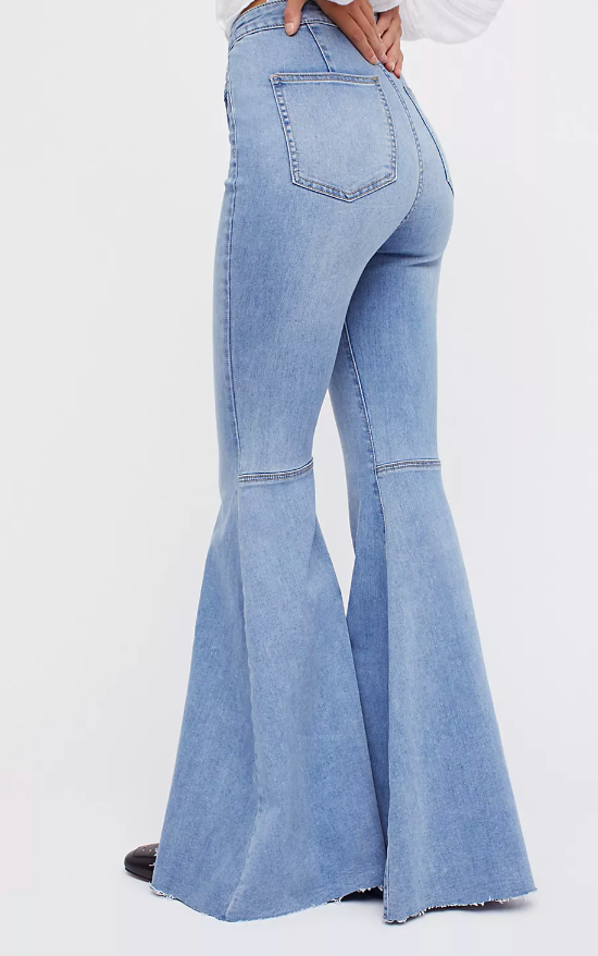 Free People Just Float On Flare Jeans