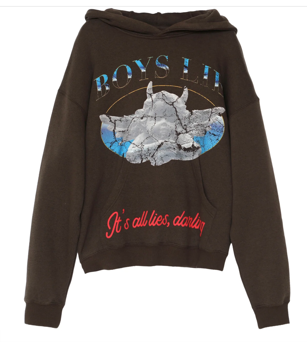 Boys Lie Here Lies Racer Hoodie