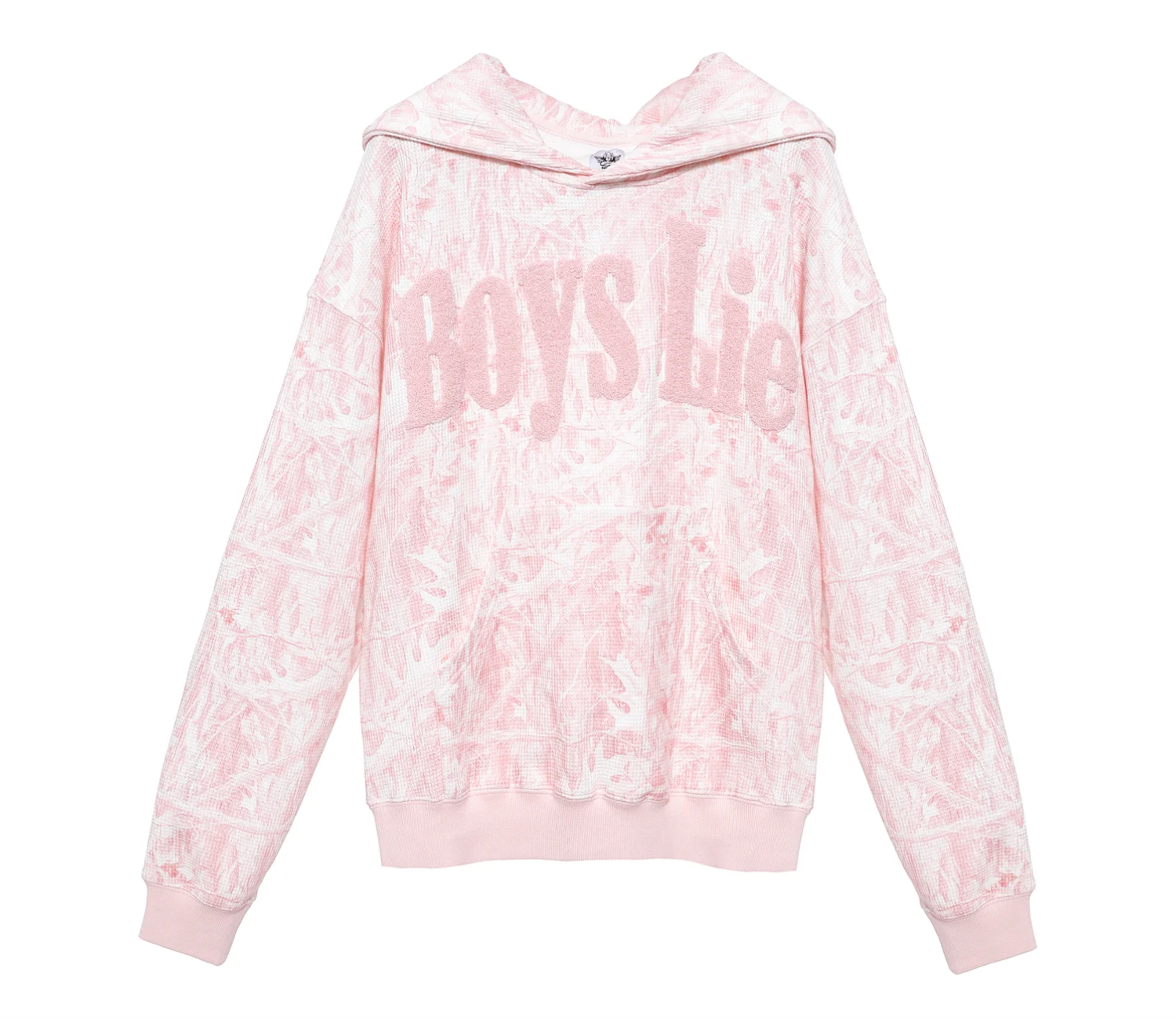 Boys Lie Pink Manhunt Racer Hoodie