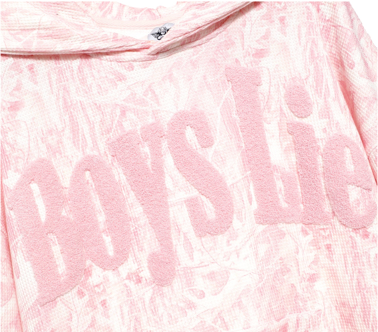 Boys Lie Pink Manhunt Racer Hoodie