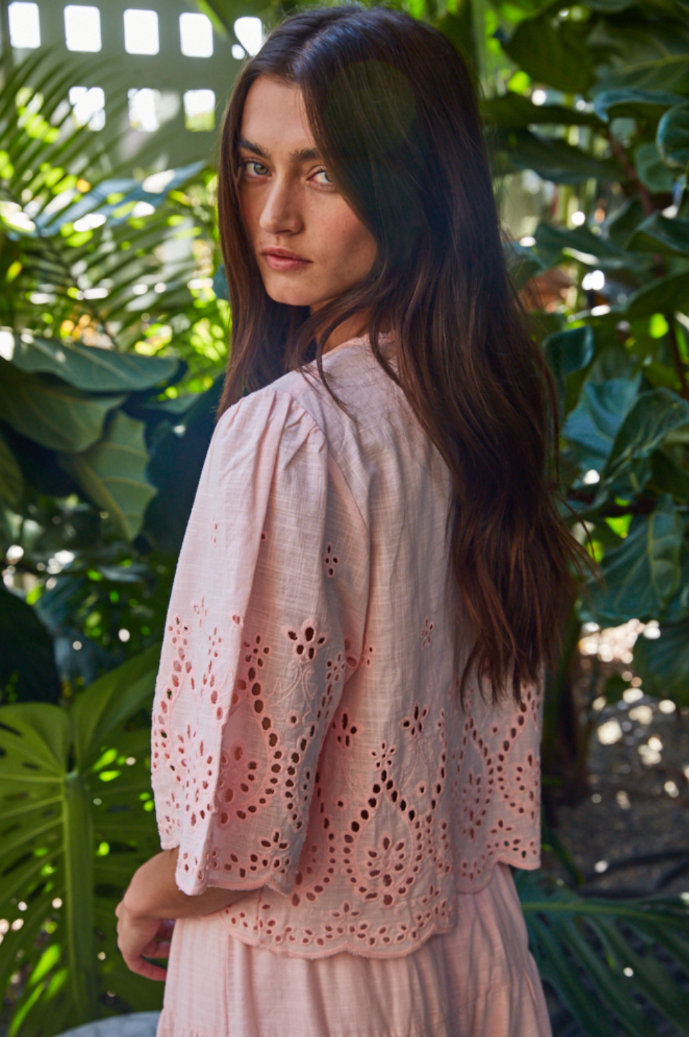 Sweet Pea Tie Front Top