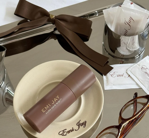 Emi Jay "Bow Barrette Hair Clip" in Toasted Sugar