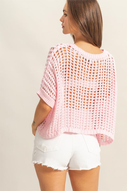 Pastel Pink Knit